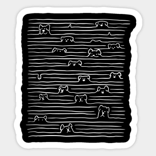 Sea of Dogs Sticker